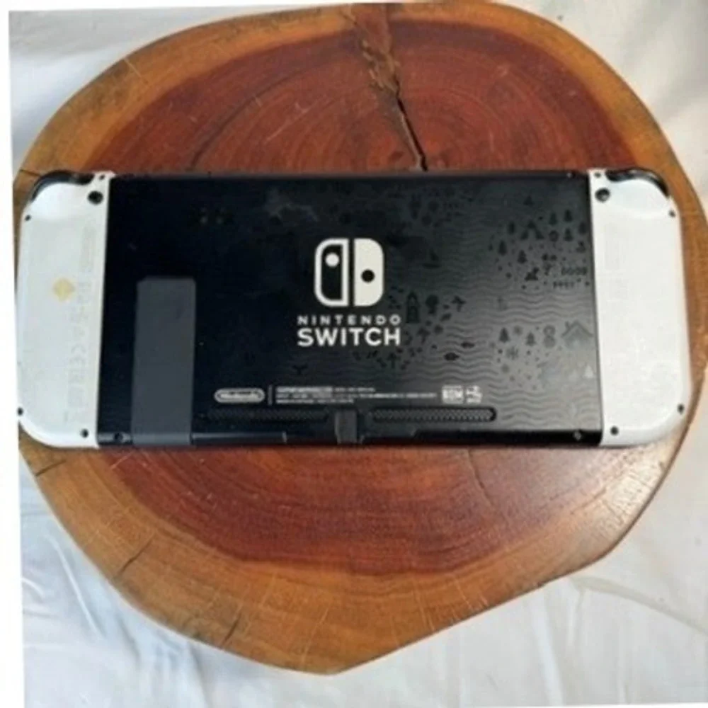 Nintendo Switch Animal Crossing Edition Console White Joycon HAC-001 Please READ